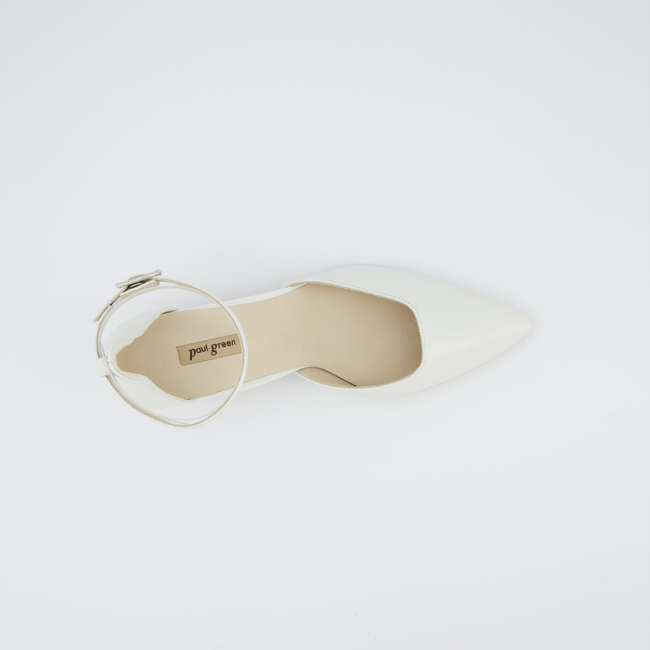 靴 epine  double strap goa pumps Pumps with an ankle strap, in off-white - Paul Green